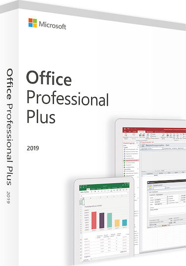 Microsoft Office Professional 2019 Αγγλικά σε Ηλεκτρονική άδεια για 1 Χρήστη