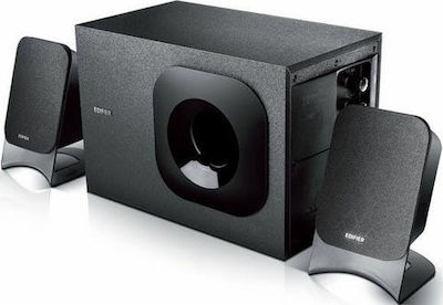 Edifier M1370BT Безжични компютърни тонколони Компютърни тонколони 2.1 с Bluetooth и мощност 34W в Черен цвят