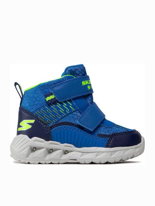Skechers Παιδικό Sneaker High με Σκρατς για Αγόρι Μπλε 401504N/BLNV