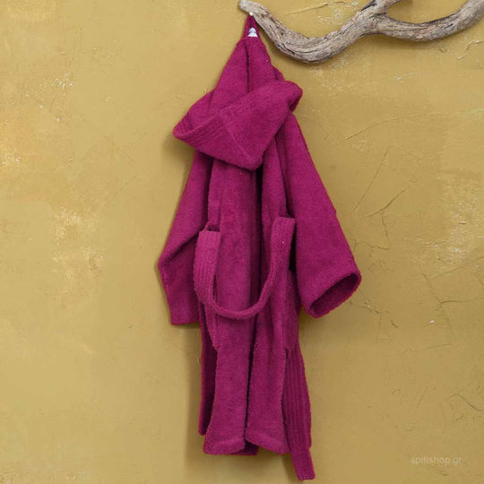 Nima Παιδικό Μπουρνούζι Wizard Ginger Purple mit Kapuze