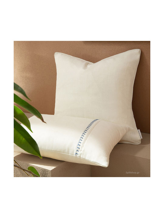 Gofis Home Decorative Pillow Case Chrome Offwhite/Jean 930C/01 30x45cm. 20-05-930C/01