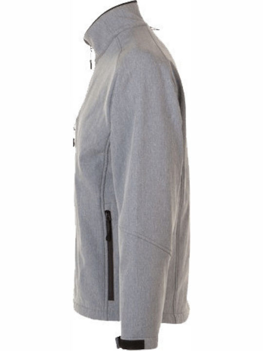 Relax Winter Jacket Softshell Waterproof and Windproof Grey Melange