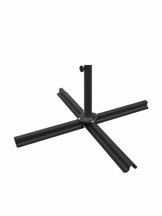 Quadratischer Metallischer Gartenschirm Terra Cotta 6x3m