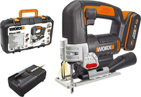 Worx Jig Saw 20V 1x2Ah WX543