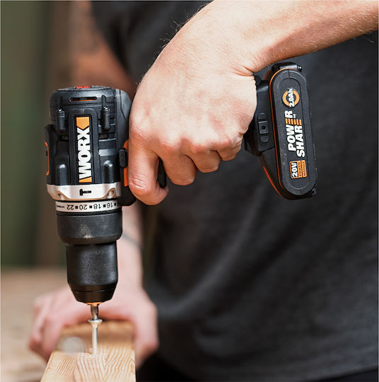 Worx WX352.9 Δραπανοκατσάβιδο Μπαταρίας Solo Brushless 20V