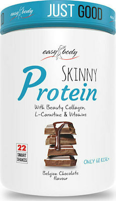 QNT Easy Body Skinny Protein Πρωτεΐνη Ορού Γάλακτος με Γεύση Belgian Chocolate 450gr