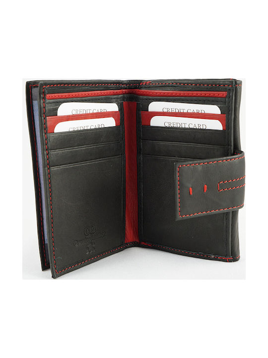 Ginis MR-10 Men's Leather Wallet Black