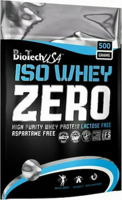 Biotech USA Iso Whey Zero Fără Gluten & Lactoză cu Aromă de Caramel cu ciocolată 500gr