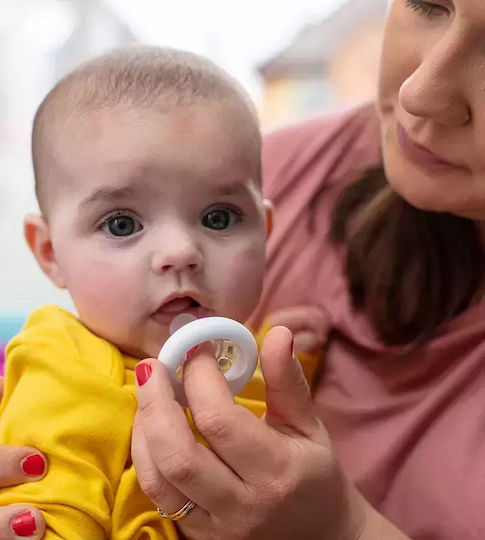 Tommee Tippee Suzete ortodontice Silicon Albastru deschis și alb pentru 0-6 luni 2buc