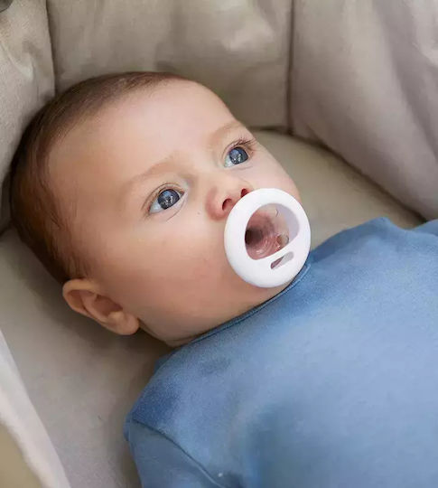 Tommee Tippee Suzete ortodontice Silicon Albastru deschis și alb pentru 0-6 luni 2buc