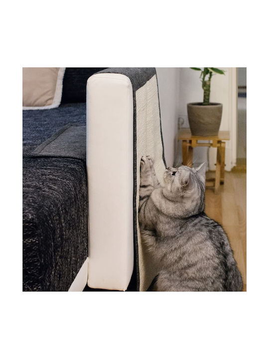 Navaris Scratching Post Floor Mats Gray Wall Mounted 130x45cm