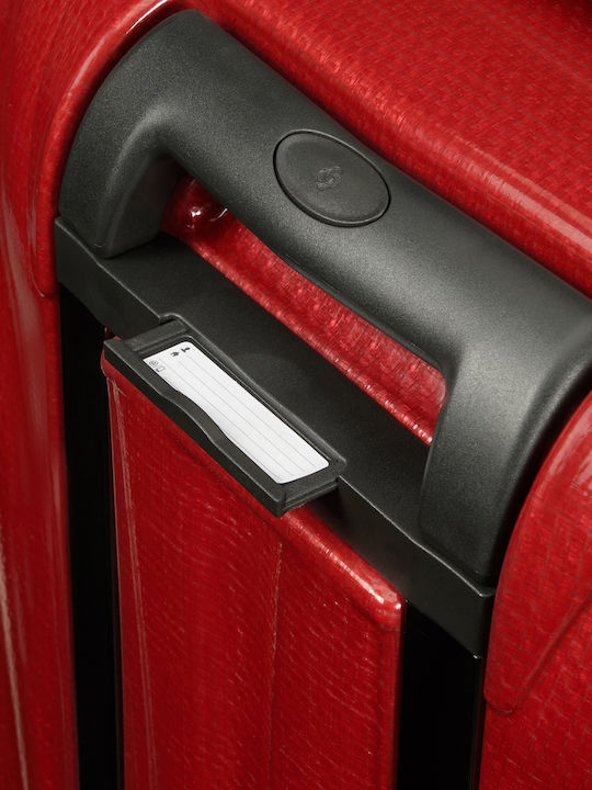 Samsonite C-LITE Große Hartreisekoffer Rote mit 4 Rädern Höhe 81cm