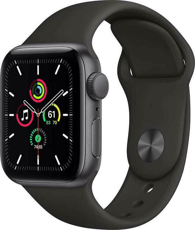 Apple Watch SE Aluminium 40mm Αδιάβροχο με Παλμογράφο (Space Grey with  Midnight Sport Band) | Skroutz.gr