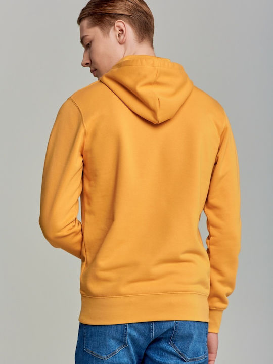 Gant Men's Hooded Sweatshirt Yellow