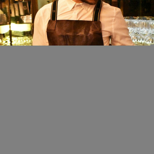 Tips Șorț Barista / Barman Corp întreg Tips Burgundy