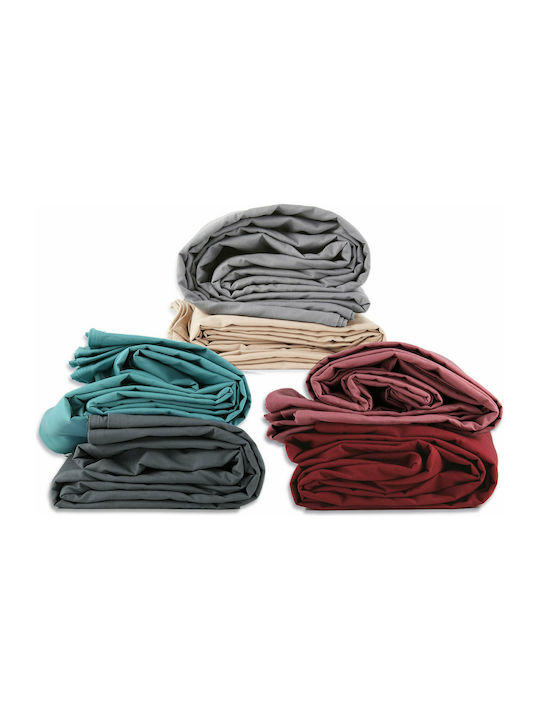 Nef-Nef Homeware Duvet Cover Cotton Queen 230x240 Basic Dark Grey
