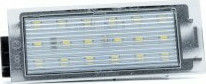Einparts License Plate Lights LED Renault Clio Kangoo Laguna Megane 2 Pieces