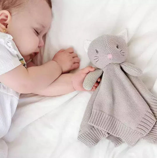 Kiokids Baby Cloth Friends Kitten Gray