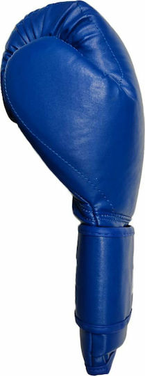 Boxing Pro Hellas 1821 941001 Γάντια Πυγμαχίας από Συνθετικό Δέρμα για Αγώνα Μπλε