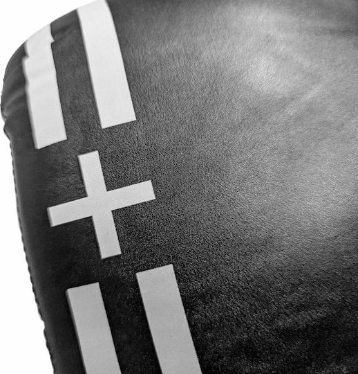 Boxing Pro Hellas 1821 941001 Γάντια Πυγμαχίας από Συνθετικό Δέρμα για Αγώνα Μαύρα