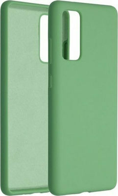 Senso Liquid Coperta din spate Silicon Verde (Galaxy S20 FE) SELISAMS20FEG