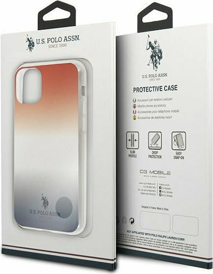 U.S. Polo Assn. Gradient Pattern Задна корица Силикон Многоцветен (iPhone 11 Pro Max)