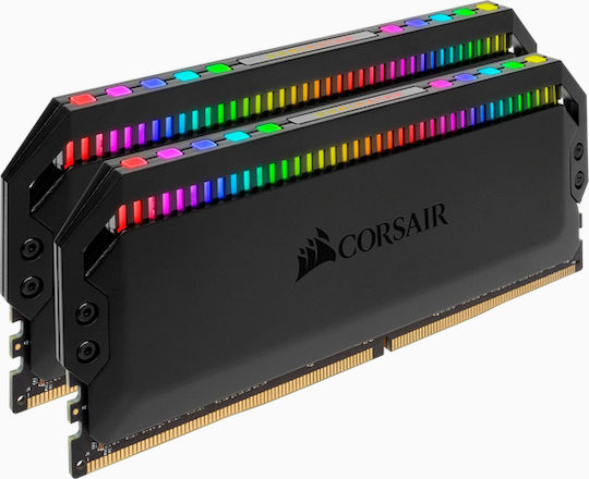 Corsair Dominator Platinum RGB DDR4 64GB RAM με 2x32GB Modules και Ταχύτητα 3200 για Desktop