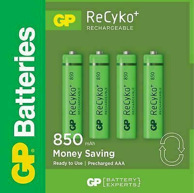GP Batteries ReCyko+ Επαναφορτιζόμενες Μπαταρίες AAA Ni-MH 850mAh 1.2V 4τμχ
