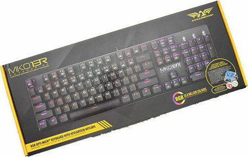 Armaggeddon MKO-13RB Enterprise Gaming Mechanical Keyboard with Custom switches and RGB lighting (English US)