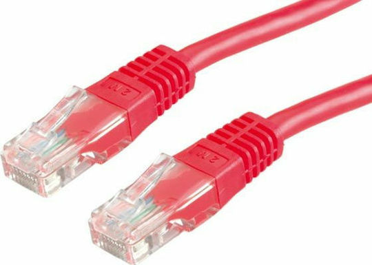 Roline U/UTP Cat.6 Ethernet Network Cable 0.5m Red 1pcs