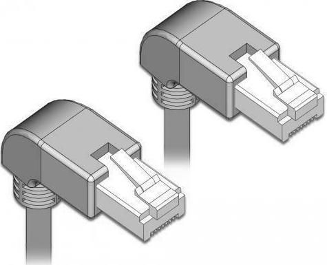 DeLock SF/UTP Cat.5e (Gigabit) Καλώδιο Δικτύου Ethernet 1m Γκρι
