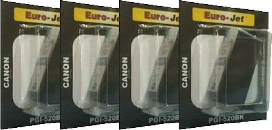 Compatible Inkjet Printer Ink Canon PGI-520BK 350 Pages 20ml Black 1pcs