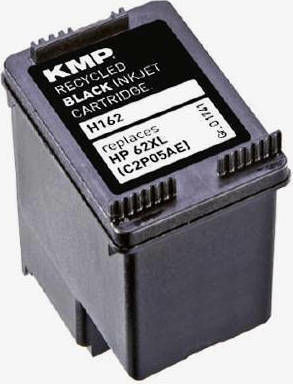 KMP Συμβατό Μελάνι Εκτυπωτή InkJet HP 62XL C2P05AE Μαύρο