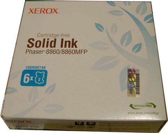Xerox Γνήσιο Μελάνι Εκτυπωτή InkJet Κυανό (108R00746)