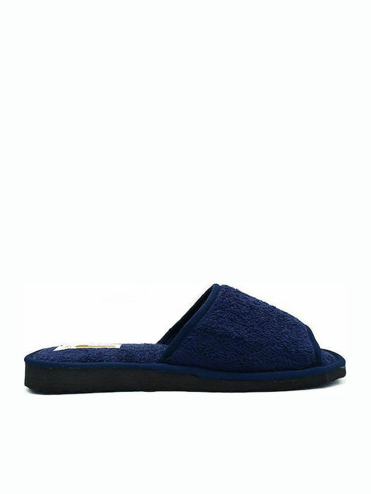 Men's Terry Slippers Blue