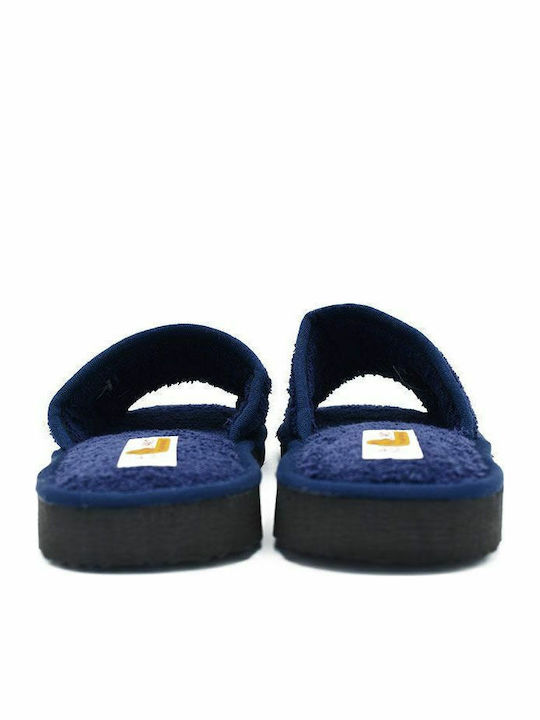 Men's Terry Slippers Blue