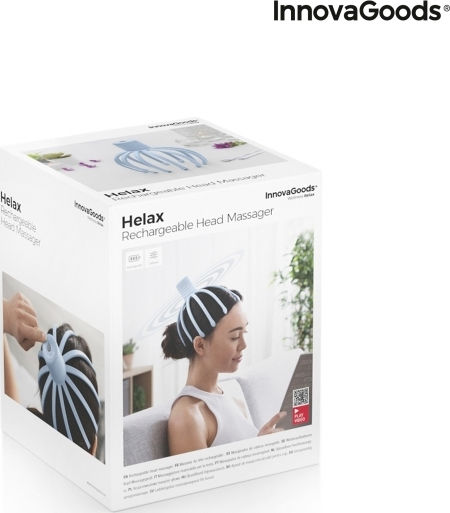 InnovaGoods Helax Συσκευή Μασάζ για το Κεφάλι Μπλε