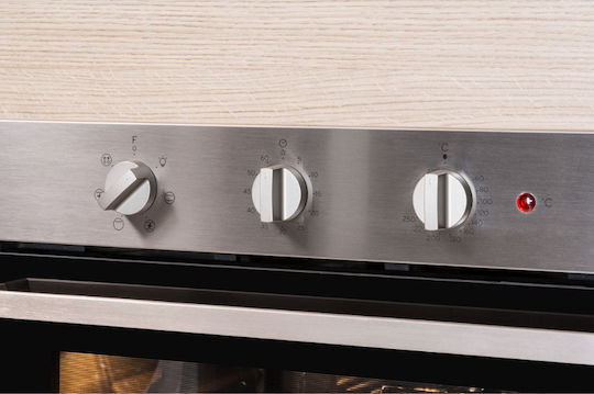 Indesit Φούρνος άνω Πάγκου 71lt Π59.5εκ. Inox