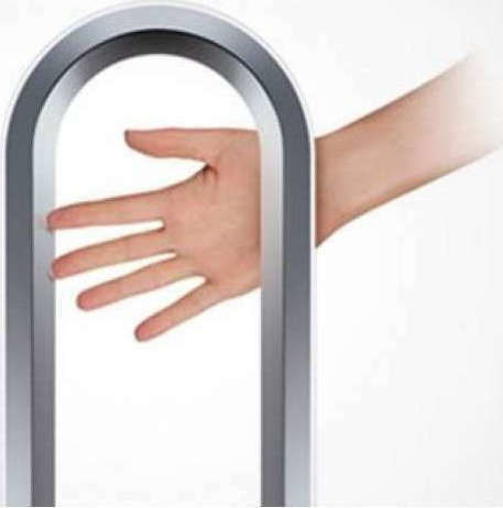 Dyson AM07 Вентилатор Без Перки 56W с Дистанционно Бял