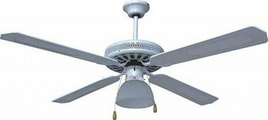 Brand 1138 Ceiling Fan 132cm with Light White