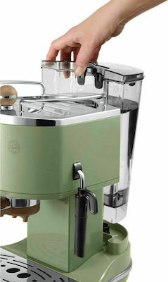 De'Longhi Icona Vintage ECOV311.GR Automatic Espresso Machine 1100W Pressure 15bar Green