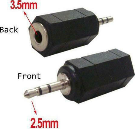 Powertech Convertor 2.5mm masculin în 3.5mm feminin 5 buc 5buc CAB-J014