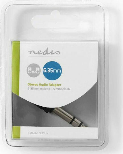 Nedis Converter 6.3mm male to 3.5mm female 1pcs CAGB23930BK