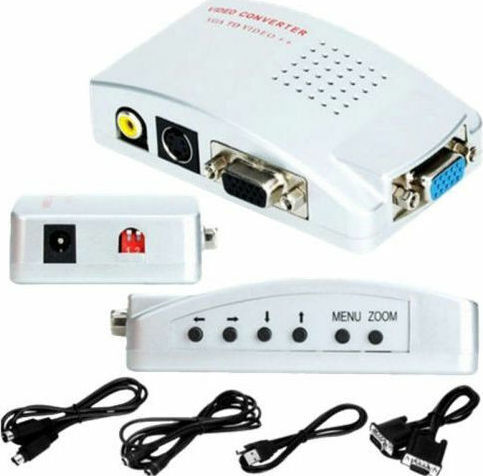 Anga VCT-201 Converter VGA female to S-Video female White 1pcs