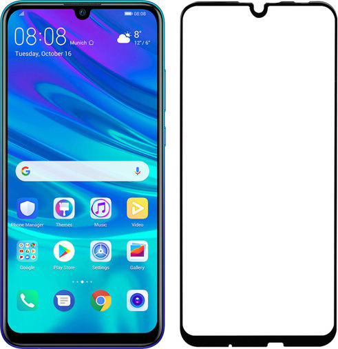 Пълно лепило Закалено стъкло за цялото лице (Huawei P Smart 2019/P Smart+ 2019 - Хуавей П Смарт 2019/П Смарт+ 2019) 34.309.0853