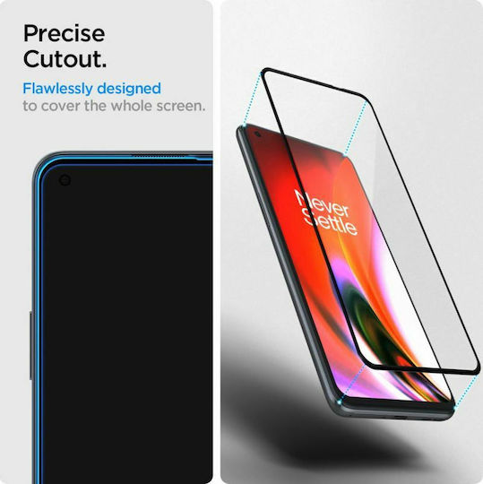 Spigen Glass FC Tempered Glass Black (OnePlus Nord 2 5G)