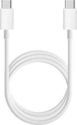 Xiaomi Flat USB 2.0 Cable USB-C male - USB-C male Λευκό 1.5m (SJV4108GL)