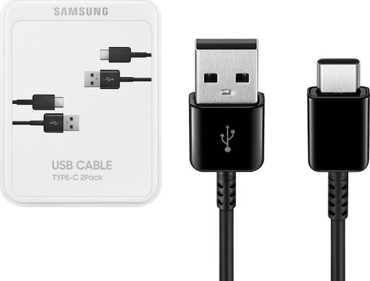 Samsung USB 2.0 Cable USB-C Male - USB-A Black 1.5m EP-DG930IBEGWW