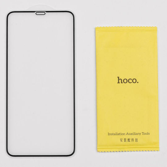 Hoco Vollflächig gehärtetes Glas 10Stück (iPhone 11 Pro Max)