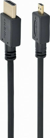 Cablexpert HDMI 1.4 High Speed 1080p 120Hz Cable HDMI male - micro HDMI male 1.8m Μαύρο